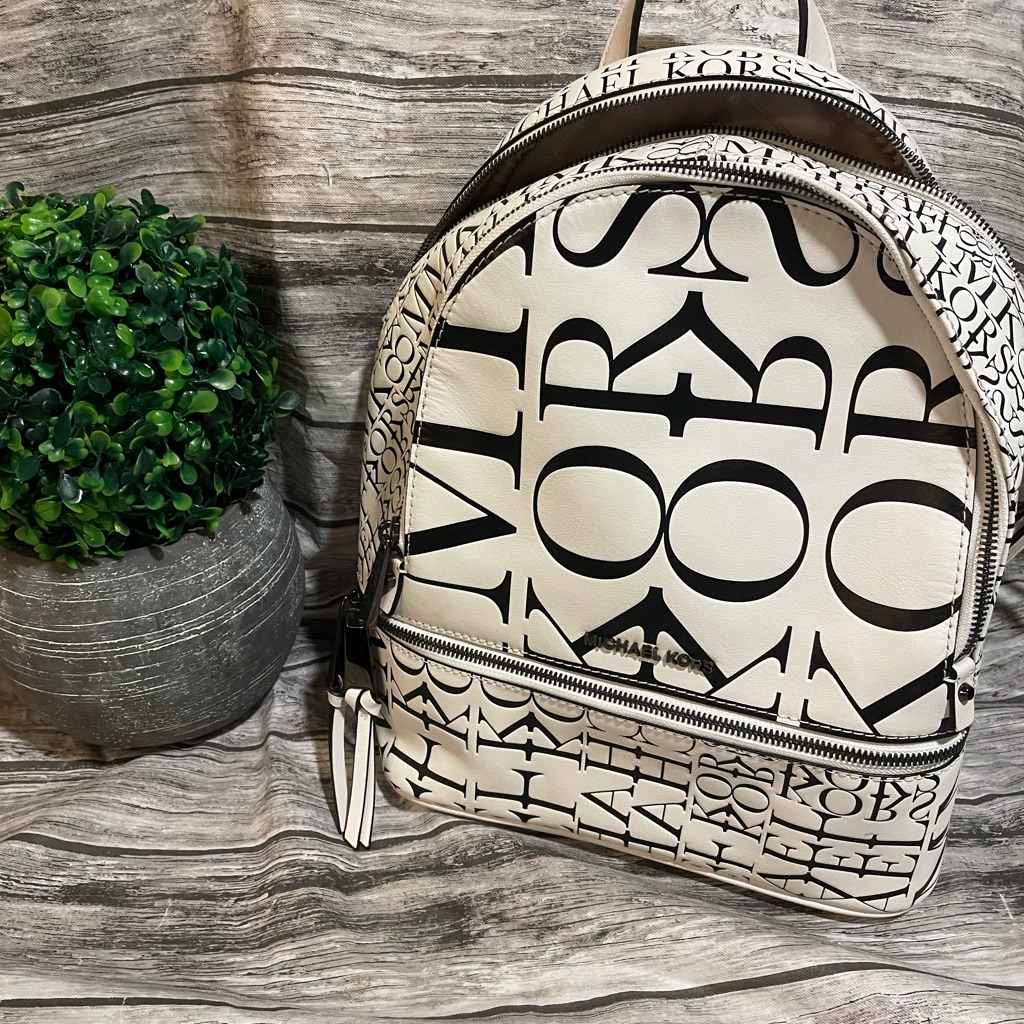Leather Backpack.